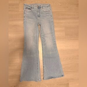 American Eagle Outfitters Light Blue Flare Jeans size 4 S